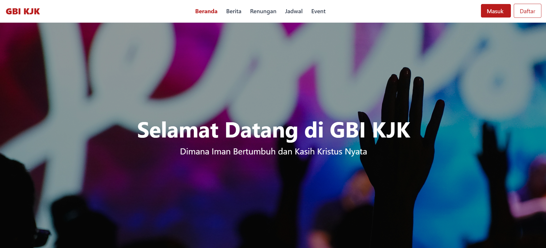 Information and Manajement Church - GBI KJK Cover